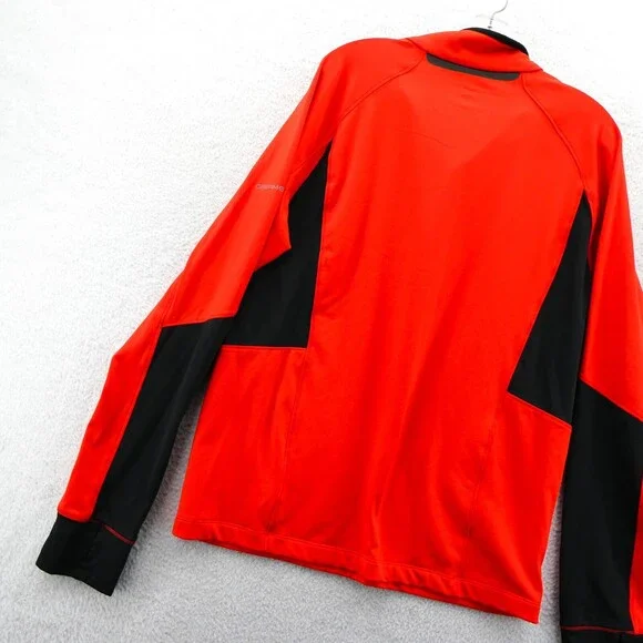 Obermeyer Jacket Large Womens‎ Orange 1/4 Zip Aspen Ski Colorado Casual Sporty - Picture 12 of 14